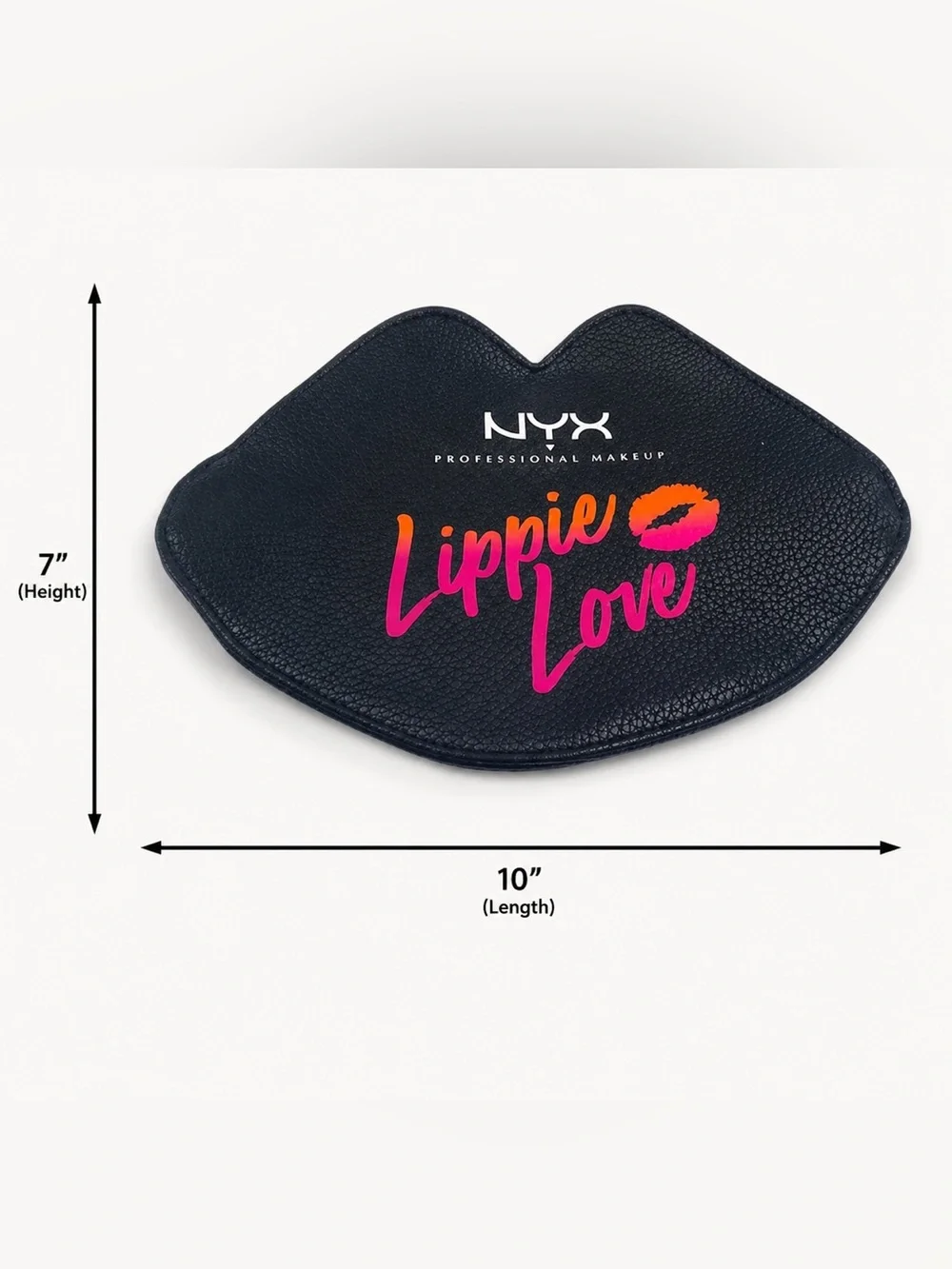 NYX Professional Makeup “Lippie Love” Lip-Shaped Cosmetic Bag / Makeup Pouch